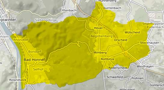 Immobilienpreisekarte Bad Honnef
